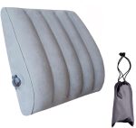 Lumbar Pillow Air Inflatable Pillow for Lower Back Lumbar Support Portable Back Pillow for Office Chair Car Seat Cushion - Image 2