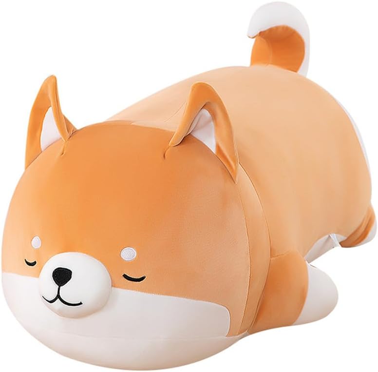 41gu8AizJbL._AC_SL1000_.jpg Plush Shiba Inu Toy Pillow Stuffed Animal Dog Akita Plush Pillow Toy Hugging Pillow for Kids and Girls(35cm/13.7in) - Image 1