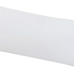 White Body Pillowcase, Long Pillow Case, Microfiber Body Pillow Cover, Pillow Case with Envelope Closure, Soft and Breathable Pillowcase (20x54 Inches, 1 Pack)