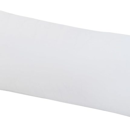 White Body Pillowcase, Long Pillow Case, Microfiber Body Pillow Cover, Pillow Case with Envelope Closure, Soft and Breathable Pillowcase (20x54 Inches, 1 Pack)