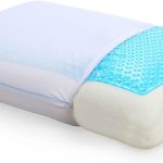 Reversible and Memory Foam Double-Sided Pillow, Soft and Comfortable Orthopedic Support, Standard