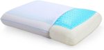 Reversible and Memory Foam Double-Sided Pillow, Soft and Comfortable Orthopedic Support, Standard
