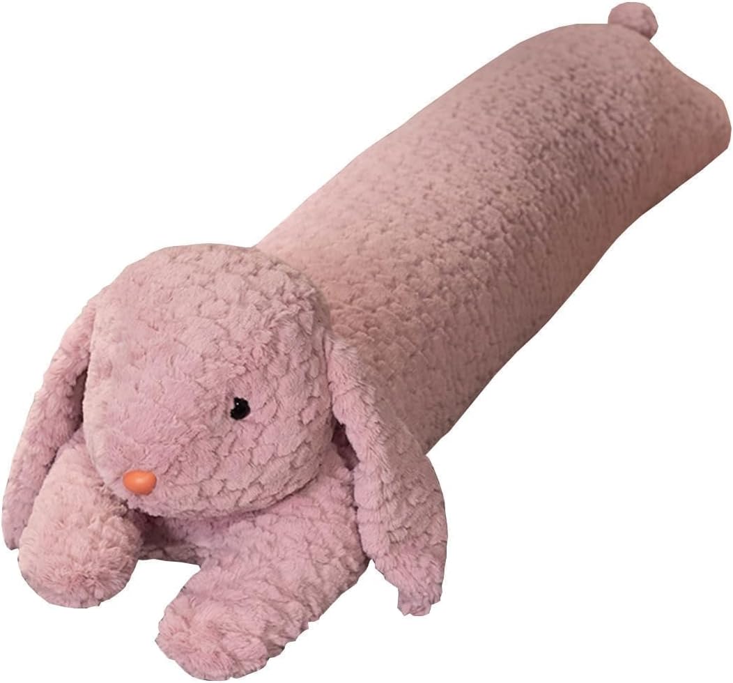 612ra9f6FLL._AC_SL1200_.jpg Rabbit Plush Pillow, Rabbit Stuffed Animal, Bunny Plush Long Pillow Christmas Valentine's Gift for Kids Adults (35 inch) - Image 1