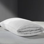 2-in-1 Assembleable Feathers Down Pillow for Sleeping, Standard/Queen Size Soft-Medium-Firm Adjustable Bed Pillow Insert for Stomach, Back or Side Sleepers, 20x28 Inches