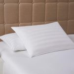 Down Extra Thin, Flat & Soft Pillow for Stomach Sleepers (Hypoallergenic) (Standard/Queen)