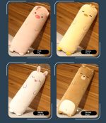 Long Plush Cute Body Pillows 27" Cuddle Stuffed Animal Shaped Bed Body Pillows Soft Cotton Plushies Doll Toy Gifts for Boys Girls Kids Adults (Bear, 27 Inch) - Image 2
