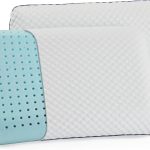 Gel Memory Foam Pillow - Standard Size - 2-Pack - Medium Plush Feel - Neck & Shoulder Support - For Back, Side, & Stomach Sleepers - Home, Hotel, & Hospital Essentials