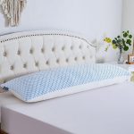 Body Pillow for Adults - Shredded Memory Foam & Zippered Cooling Cover - Long Pillow for Sleeping - Bed Pillows for Side Sleeper