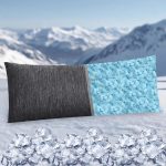 Cooling Body Pillow for Adults, 20x54 Inch Grey - Shredded Memory Foam Body Pillow with Removable & Adjustable Filling, Full Body Support for Side Sleepers, Pregnancy & Pain Relief